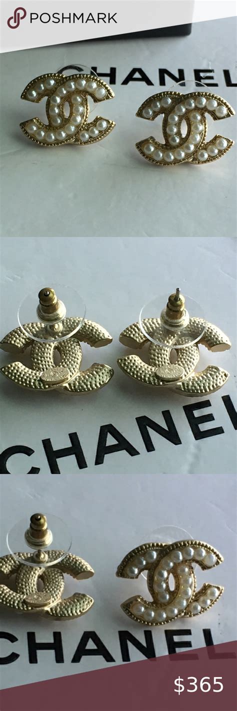 chanel stamp on earrings|authentic Chanel rings.